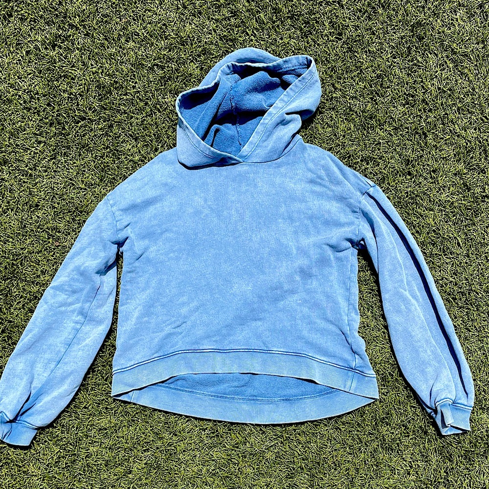 Tucker+Tate Blue Cropped Sweatshirt, Girls L